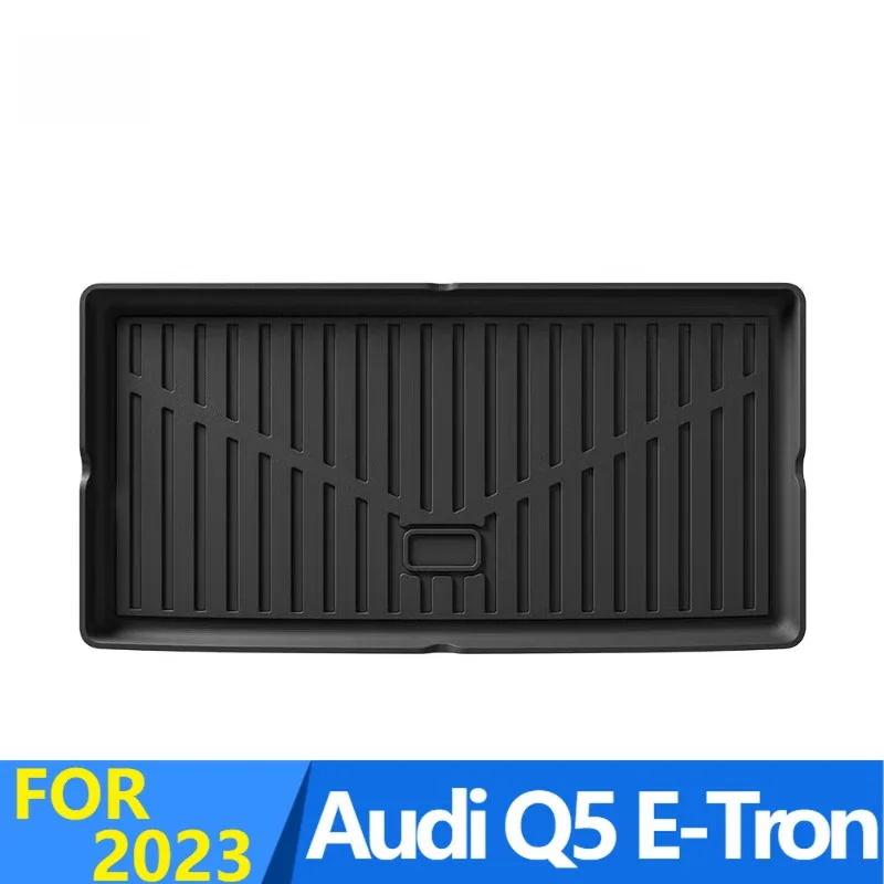 Trunk Mat for Audi Q5 E-Tron 2023 TPE Floor Mats All-Weather Waterproof Car Mats Easy Clean Accessory