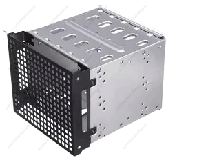 3 Optical Drive To 5-Bay 3.5 Inch Shockproof Hard Disk Cage, Desktop Storage Bracket Fit for NAS