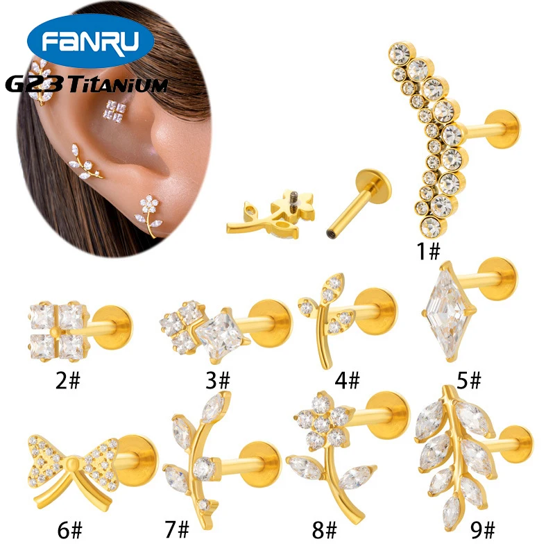 1PC G23 Titanium 16…