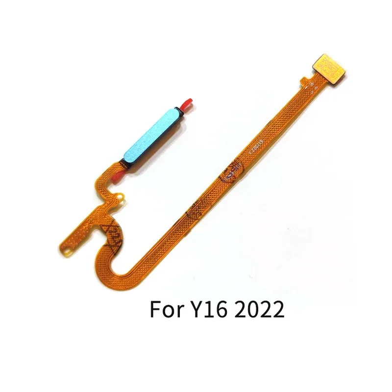 

For Vivo Y02s Y16 2022 Power Button Fingerprint Sensor Flex Cable Repair Parts