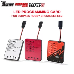 サーパスホビー-rcカー用のLEDプログラミングカード,18a 25a 35a 45a 60a 80a 120a esc,統合電子スピードコントローラー