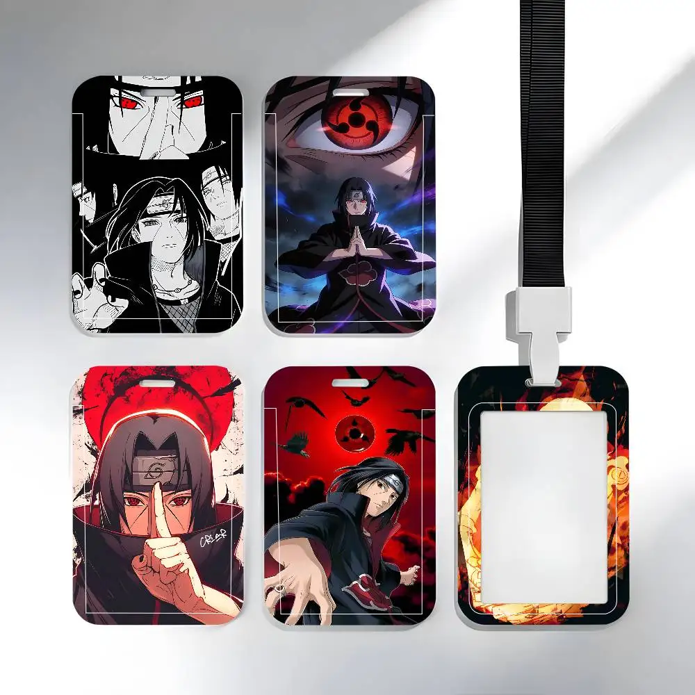 Anime Uchiha I-Itachi Lanyard Card Holders Student ID Card Holders Neckband Card Holders Access Control Accessories Gifts