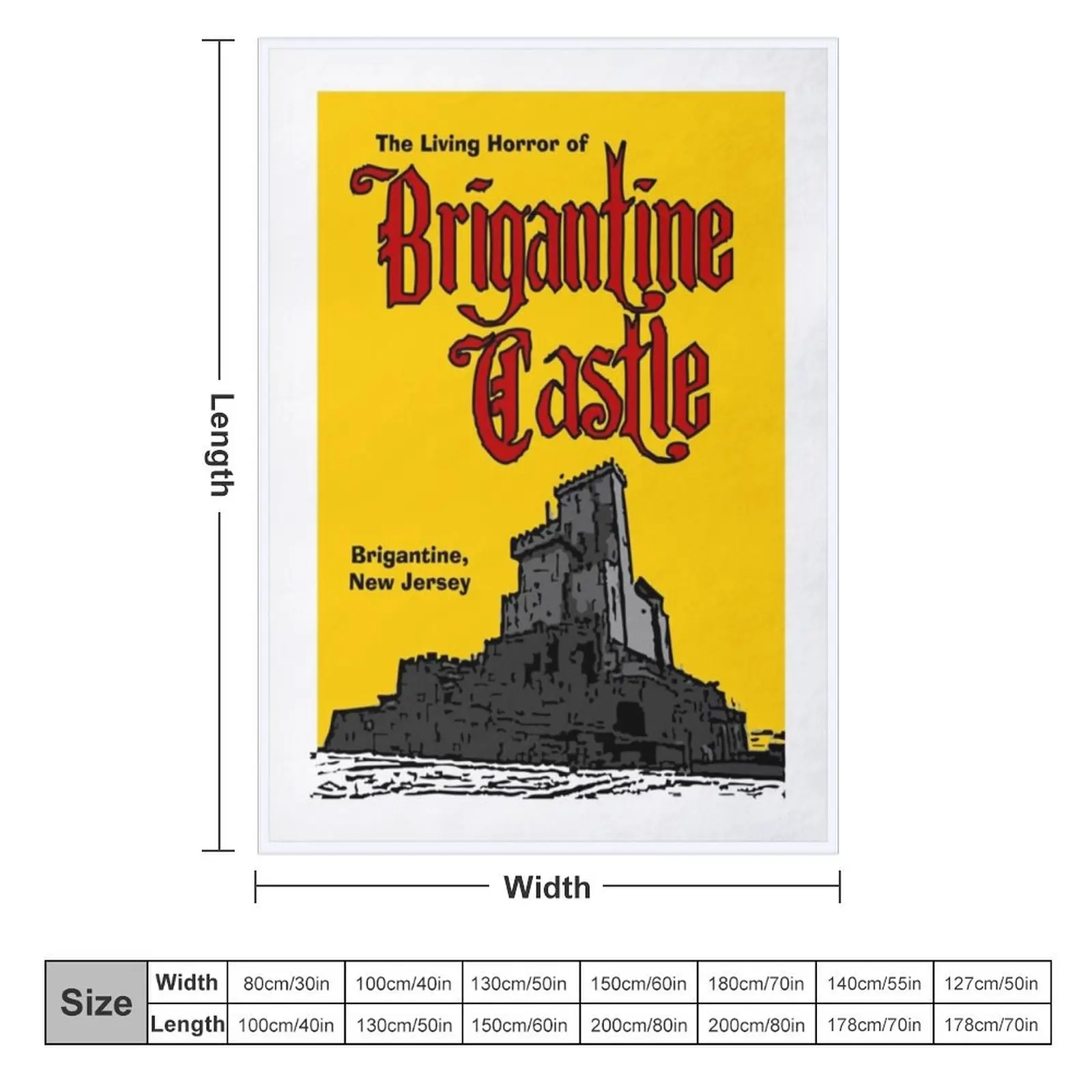 Brigantine Castle - Brigantine, NJ Throw Blanket Bed linens Kid'S Blankets