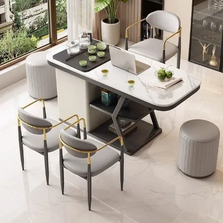 Tea table Tea table Integrated Office large board chair Balcony small coffee table Self-built room Living room Tea