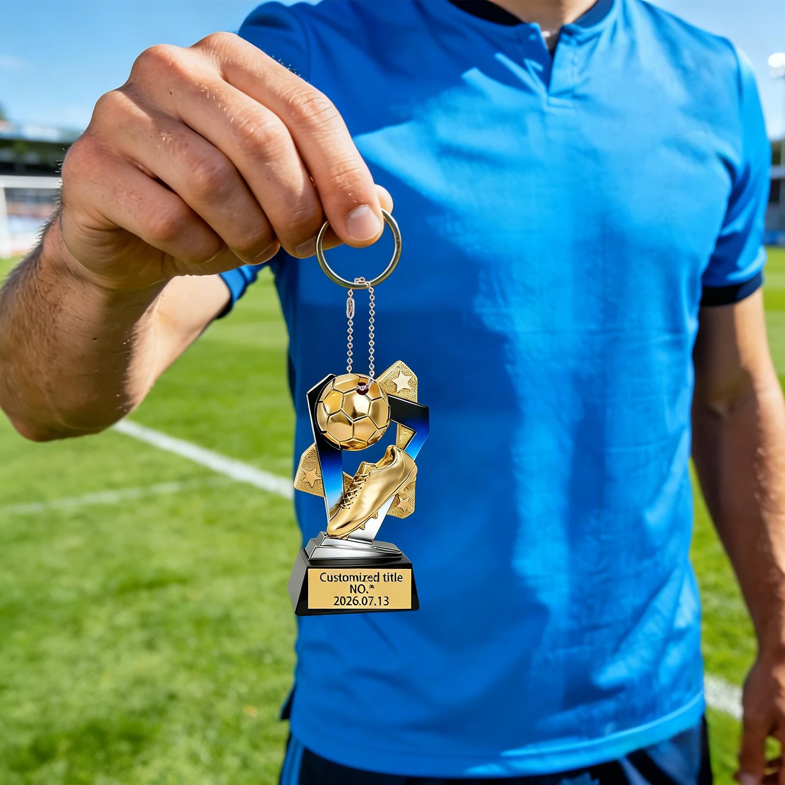 

Diy Purse Charms Making Football and Shoes Shape Car Rearview Mirror Hanging Accessories Customized Bag Charms Keychain Making