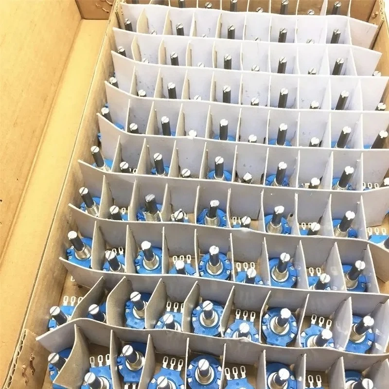 1pcs，Throttle potentiometer，RVQ24YS08-03 30S B502 5KΩ，Shaft length 30mm, effective angle 45 degrees