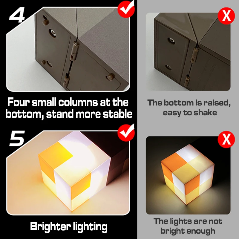 LED Brownstone Torch USB Rechargeable Lamp Home Living Room Party Decor Night Light Bedroom Table Lamp Keychain Set Child Gift