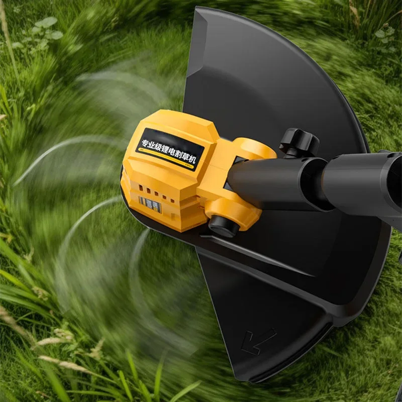 Push‑Assisted Grass Trimmer with Roller Wheel Yard Edge Lawn‑Cutting Apparatus Courtyard Turf‑Trimming Equipment