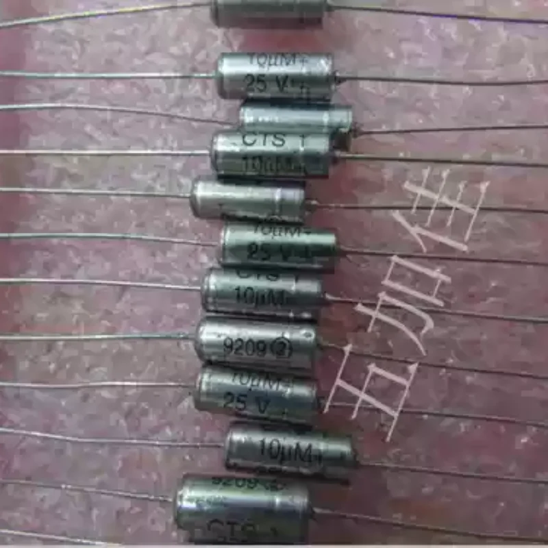5-30pcs imported CTS1 25V10uf 20% axial tantalum capacitor