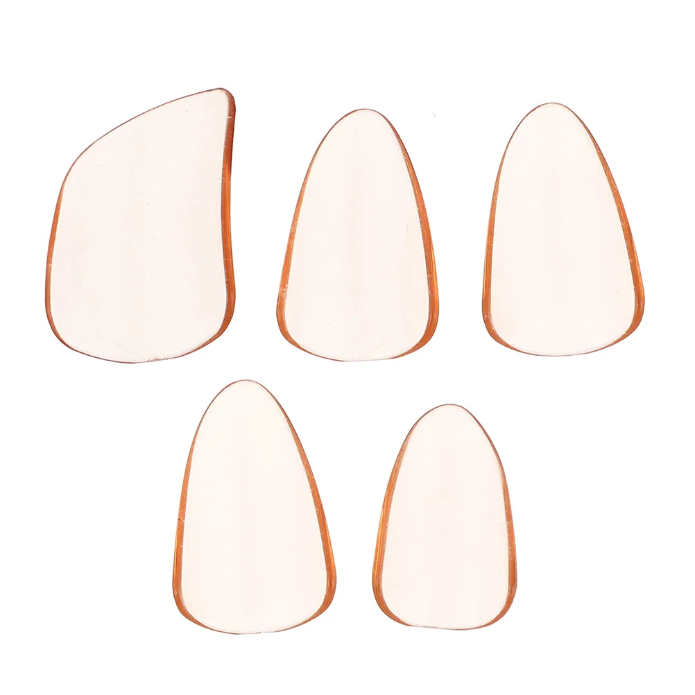 5 Pcs Aldult Pipa Nails Child Electrical Tools Guasha Polycarbonate Fingertip Protection Covers