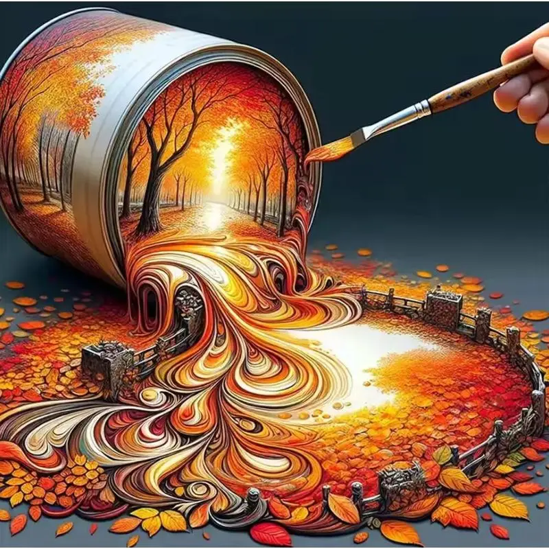 

CHENISTORY Diamond Painting abstract landscapes New Arrival Diamond Embroidery Cross Stitch Mosaic Picture Of Rhinestones Wall D