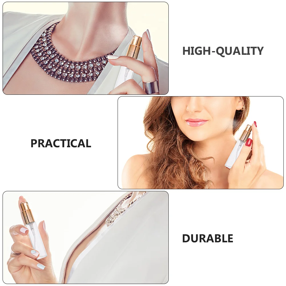 

12Pcs Empty Perfume Spray Bottles Refillable Glass Bottle Portable Travel Dispenser for Fragrance Scent Mist Container