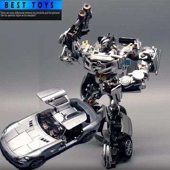 In Stock BestToy BT01 Soundwave Transformation Toy Electric Wave Information Officer Car Action Figure Deformed Robot Anime Model