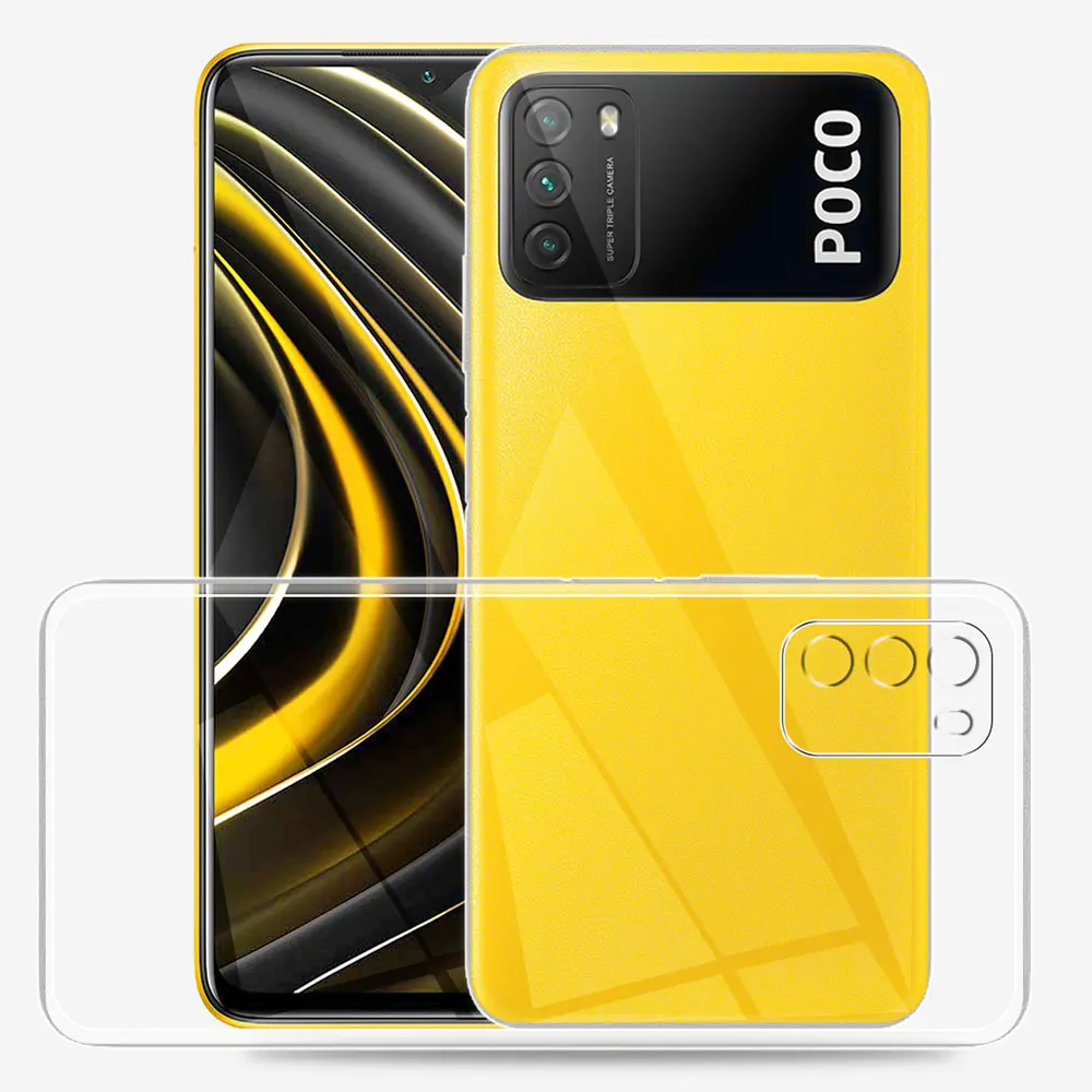 For Xiaomi POCO M3 Pro Case Clear Silicone Soft TPU Phone Case Cover For Poco M3 M3Pro Fundas For POCO M3 Pro Transparent Coque