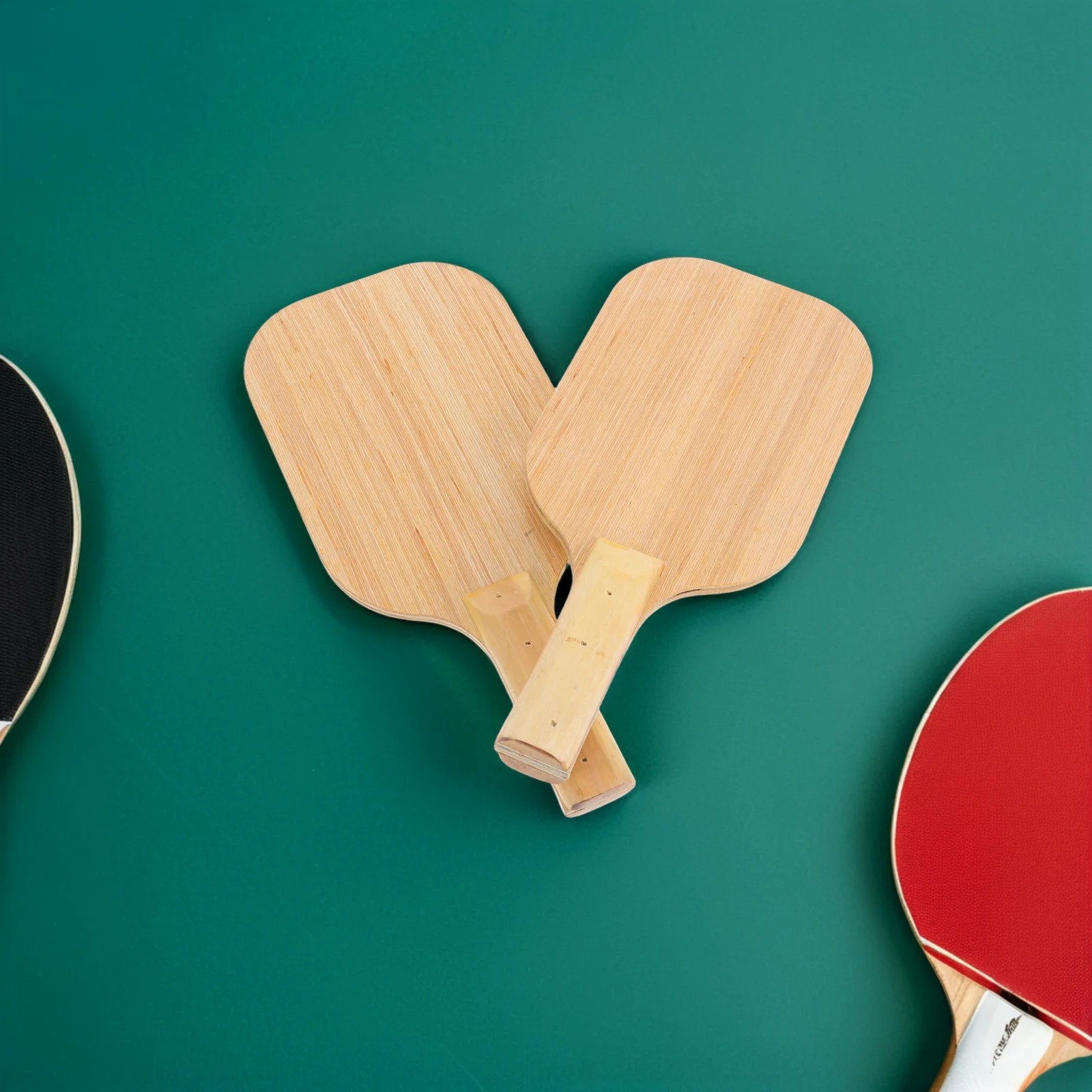 

Blind Table Tennis Paddle Wooden Pingpong Racket With For Visual Impaired Players Training Equipment