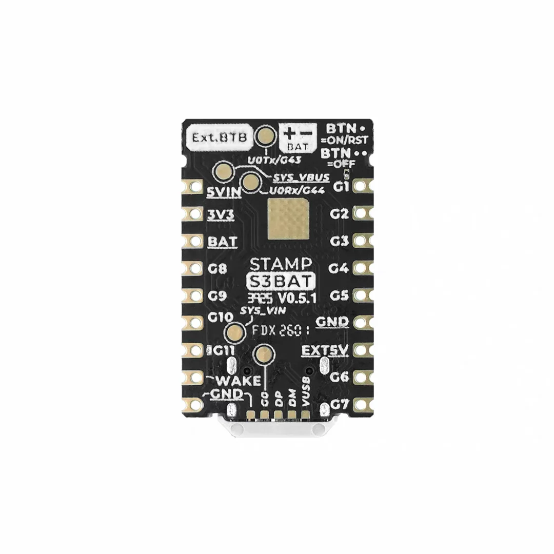 Official M5Stack Stamp-S3Bat Embedded Core Module ESP32 S3 with Integrated Power Management