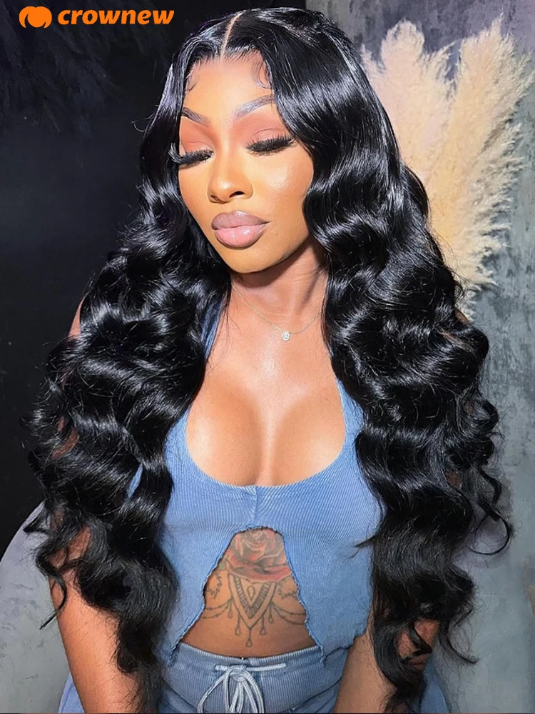 

13x6 HD Lace Frontal Wig Body Wave Human Hair Wigs 13X4 Lace Front Human Hair Wig 200% Pre Plucked Body Wave Wigs Human Hair 34"