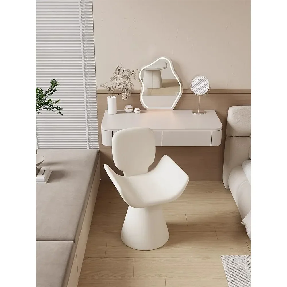 

Bedroom living room can rotate modern light luxury dressing stool home chair beauty manicure makeup low stool stool chair