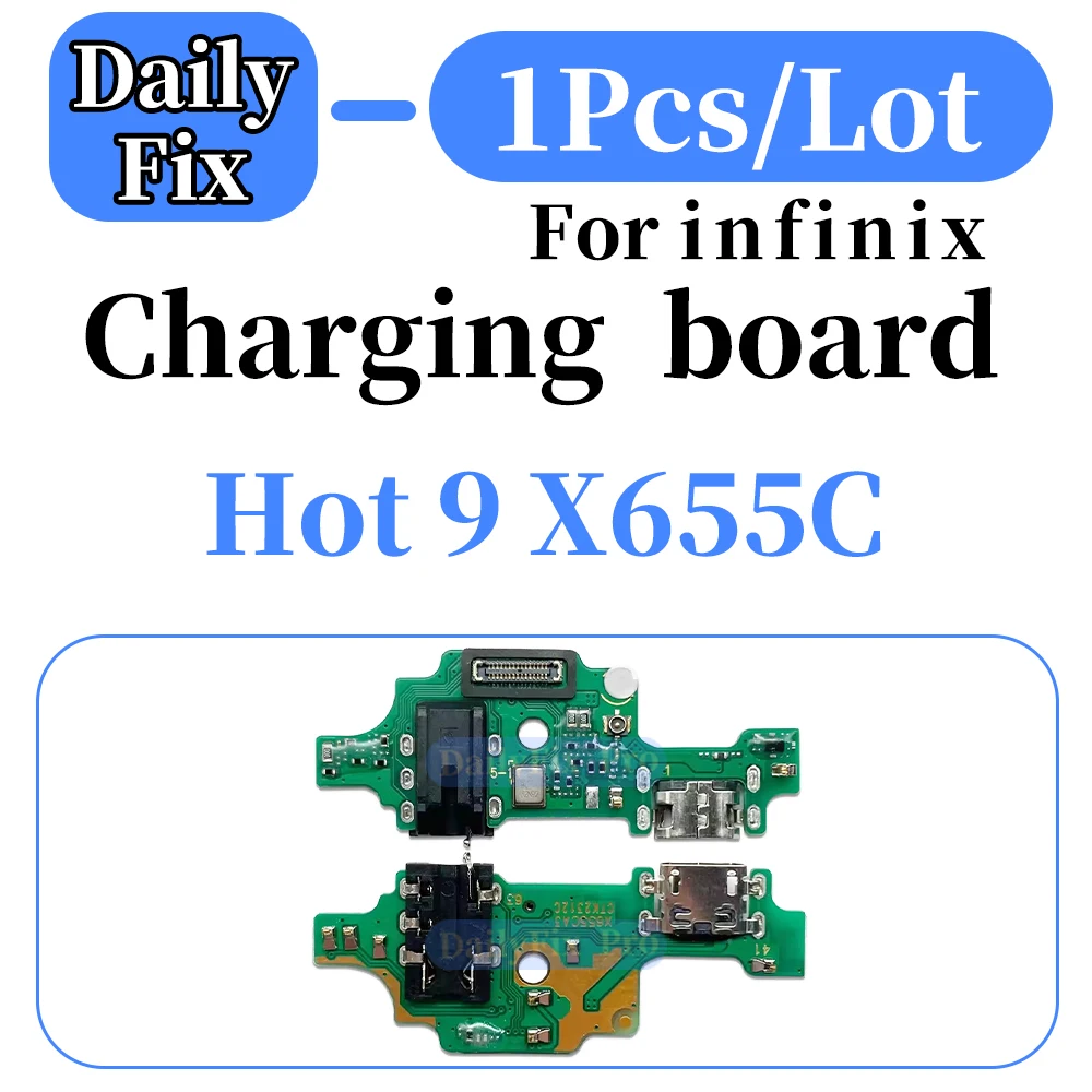 Picture 4: Suitable for Infinix Note 7 Lite X656 Phone Bottom Charging Board USB Port Replacement Repair