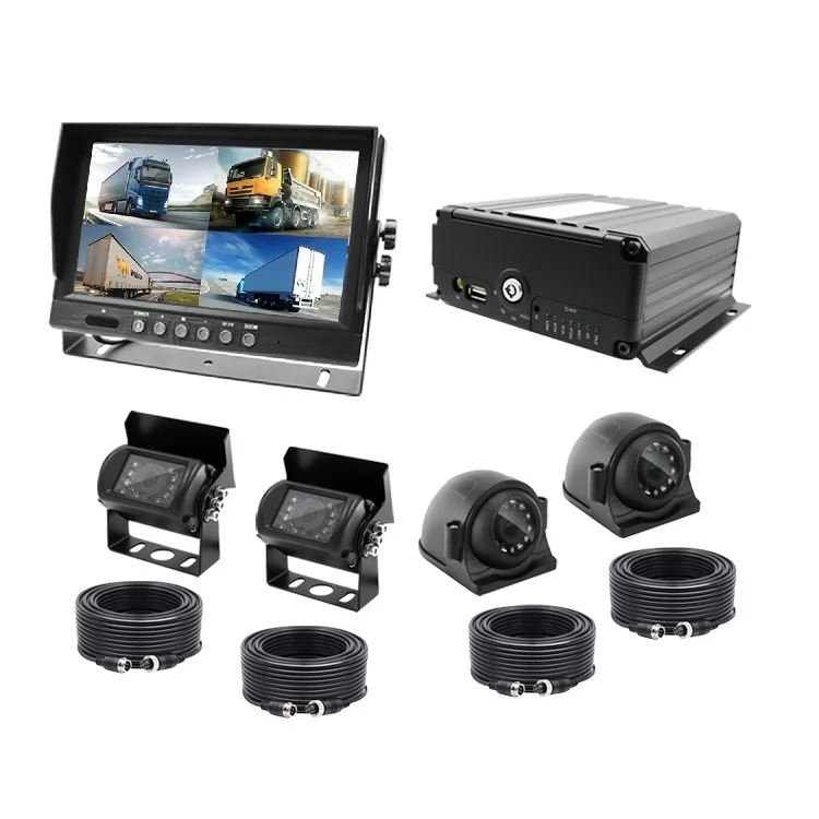 

Mdvr Camera Kit 12 to 24v Ip69k Waterproof Inside Truck Bus Backup CCTV System Car Security Camera De Cote Pour School Bus