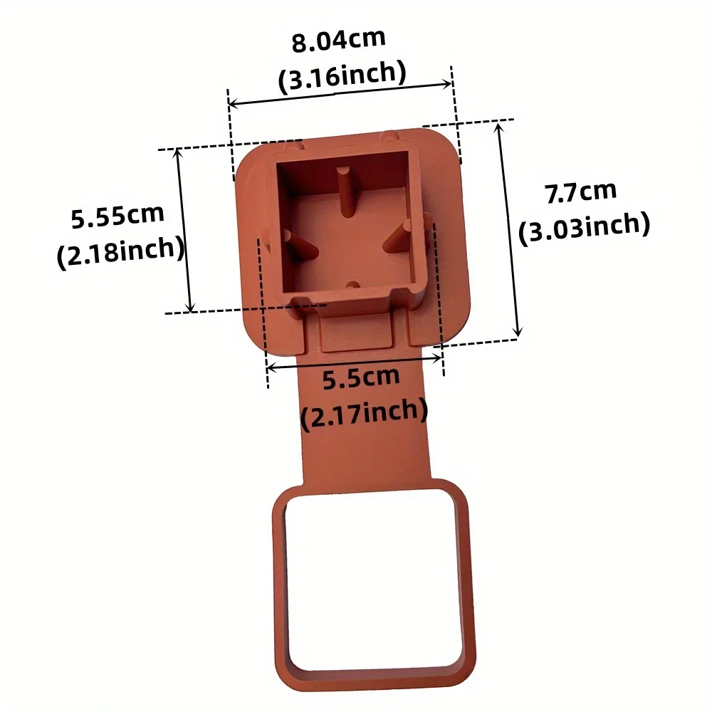 Couvercle d\'Attelage de Remorque de 2 Pouces, Tube Récepteur, Accessoires Extérieurs de Voiture