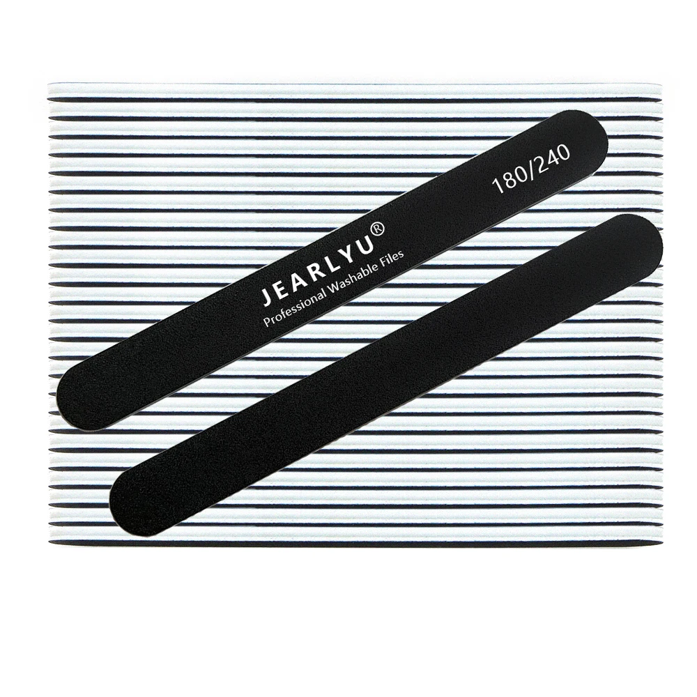 

50Pcs Professional Nail Files High Quality Nails File Grit 180/240 Double Sided Nail Polishing Files For Manicure Nails Products