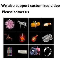 3D Advertising Fan Wifi Video 3D Display Hologram Projector Logo Light Holographic Lamp Advertising Display logo projector Video