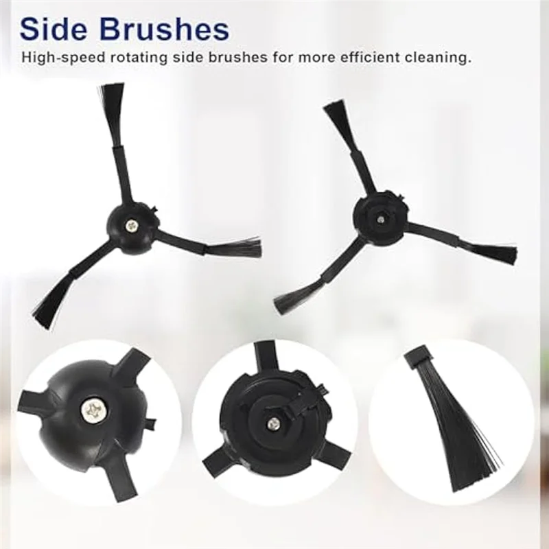 

A75X Top 21Pcs For Roborock Q8 Max Q8 Max+ Q5 Pro Q5 Pro+ Robot Vacuum, Replacement Main Side Brush Filter, Dust Bags, Mop Cloth