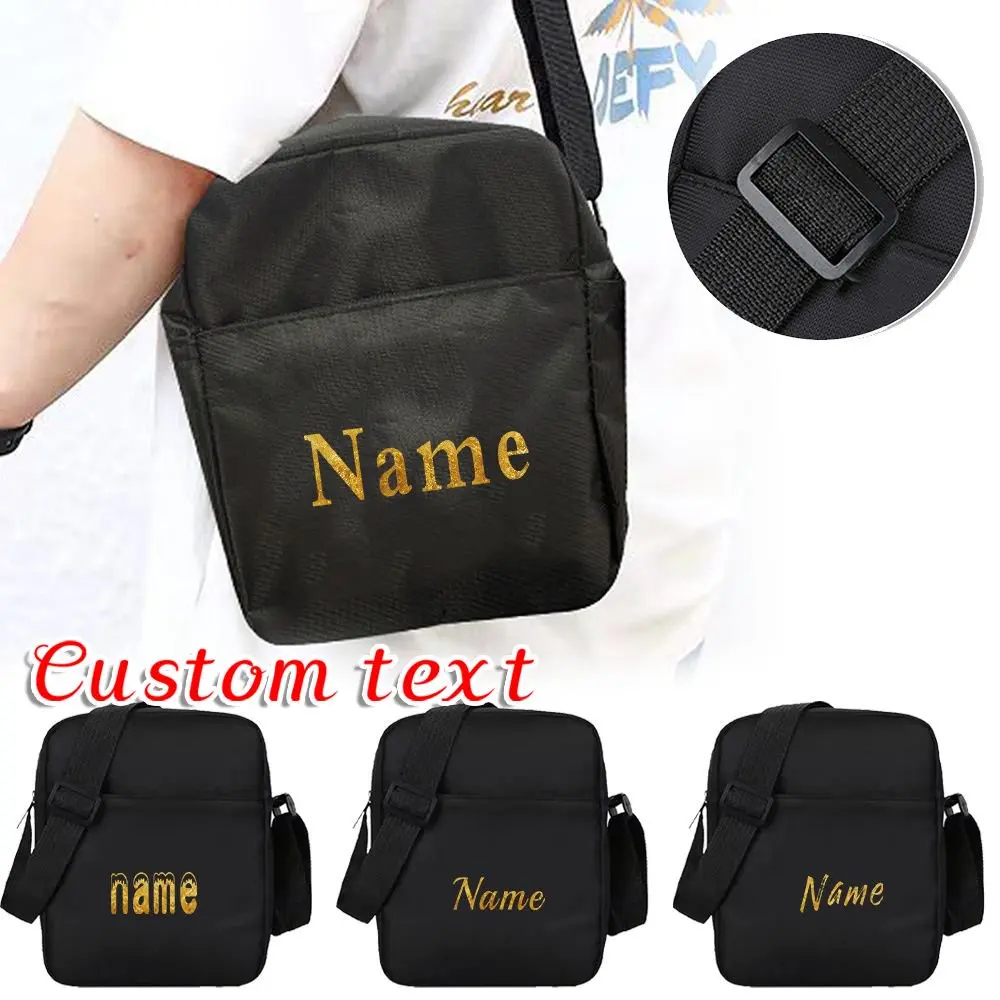 

Персонализированная, индивидуальная, вместительная сумка-мессенджер на одно плечо для повседневного использования и поездок, модный принт, универсальный дизайн.