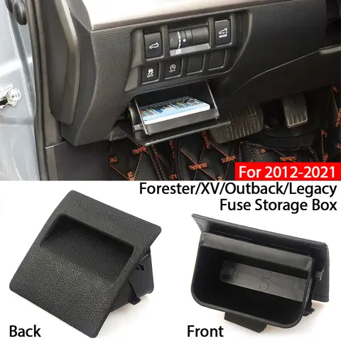 Subaru Outback 2010-2020 XV Forester 2013-2019 2012-2022 레거시 2015-2020 ABS 자동차 퓨즈 보관함 홀더 박스 카드 코인