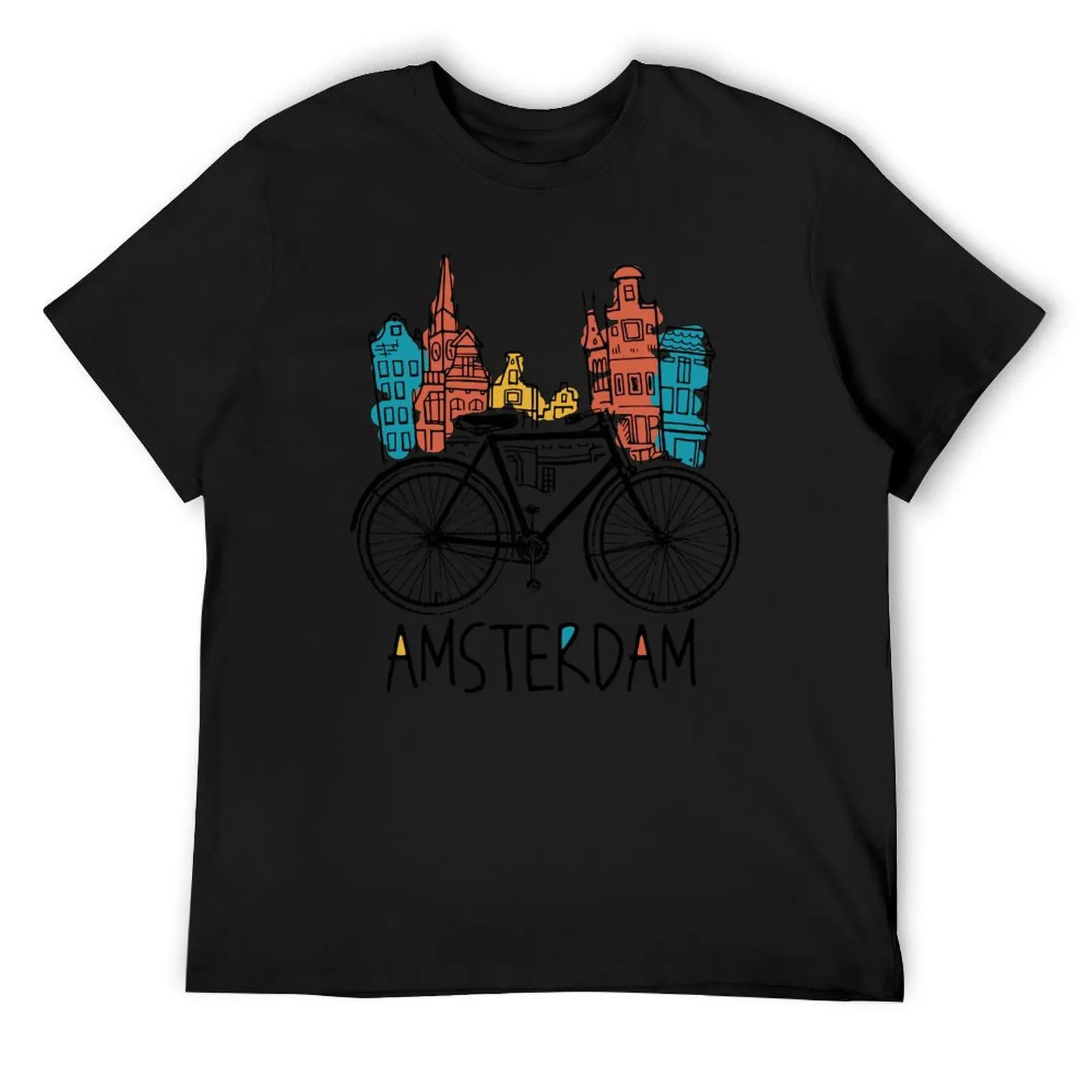 

Amsterdam Vintage Retro Holland Netherlands Gift T-Shirt hippie clothes Aesthetic clothing anime graphic tee shirt mens clothing