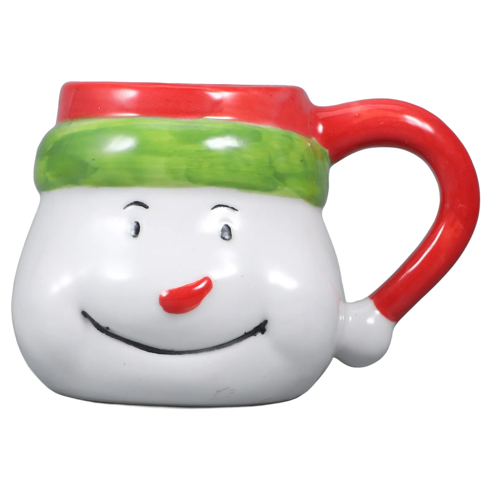 

Ceramic Christmas Snowman Coffee Mug 401-500ml Handle Drinking Cup Festival Water Mug Ceramic Water Mugs Snowman Mugs
