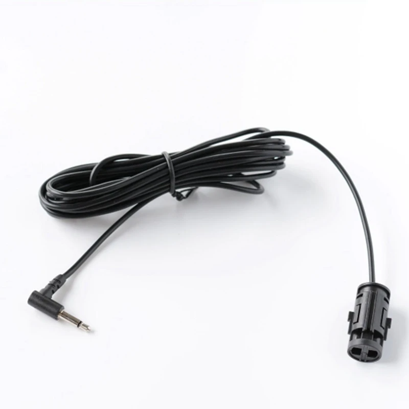 Mini Wired Car Audio Microfone, 3.5mm Jack Mic, Microfone Externo para VW, Telhado Redondo
