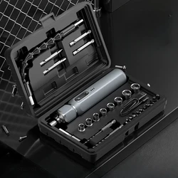OULAIDE Electric Screwdriver Lithium Battery Rechargeable Household Maintenance Repair LED Light Electric Screw Driver