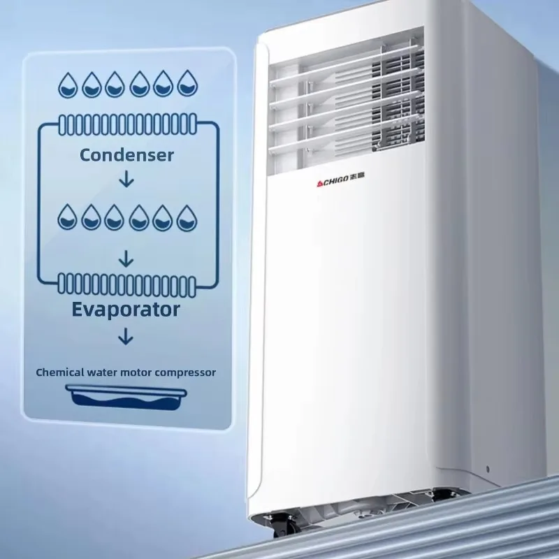 FS-19 Mobile Air Conditioner Dual-purpose Single Cooling Without External Machine Outdoor Refrigeration Miniature Machine