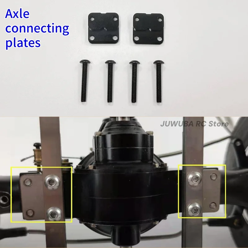 RC 1/14 Spielzeug Lkw Anhänger Achse Spacer Adapter Shim Verbindungsplatte Für Tamiya 1/14 RC Traktor Lkw Teile Zubehör