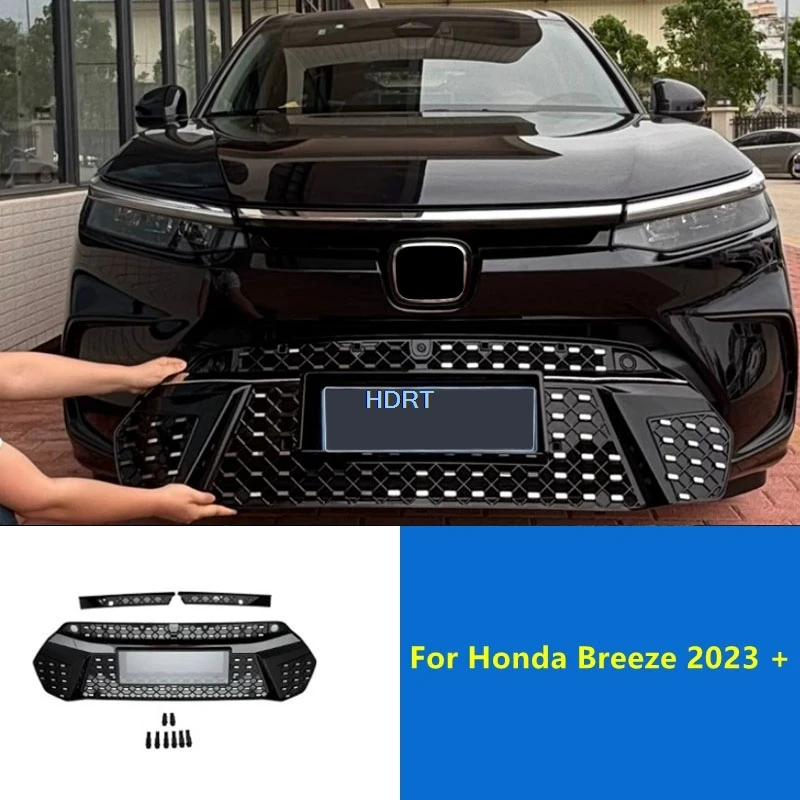 

Car Styling Front Bumper Insect Screen Net Racing Grills Air Intake Insert Dust Proof Cover Accessories For Honda Breeze 2023 +