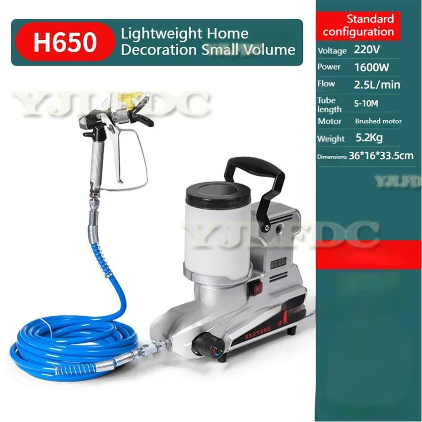New Multifunctional 1600W Airless Paint Sprayer Machine Small Portable Electric Spray Gun High Power Home Painting 220V/110V