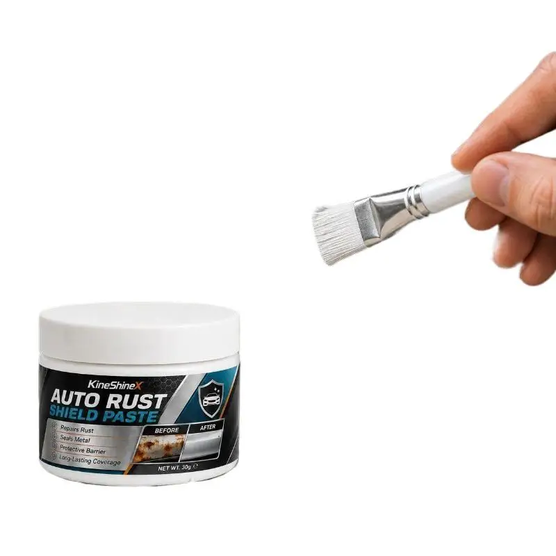 Car Metal Rust Remover Fast Acting Polishing Paste Protects Metal Surfaces Restores Shine Auto Maintenance Restoration