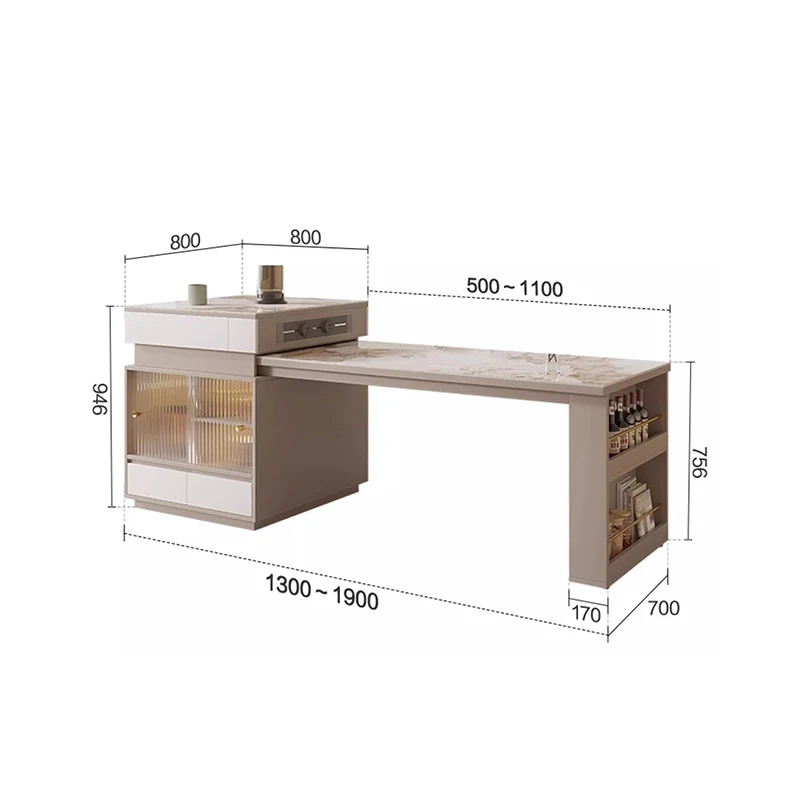 For Modern Design Kitchen Islands Expandable Luxury 76cm Legs Rustic Kitchen Island Nordic Elegant De Cocina Kitchen Furniture