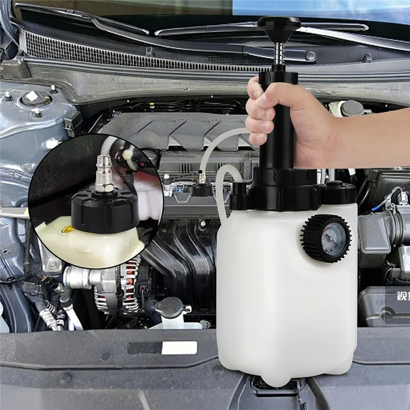 

3L Car Brake Fluid Bottle Pressure Bleeding Changer Vacuum Pump Manual Car Brake Bleeder Kit With1l Oil Bottle Fluid