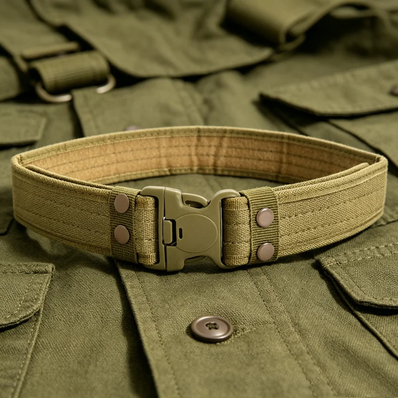 Lightweight Belt Tactical Combat belt MOLLE Plastic Buckle Quick Release Adjustable