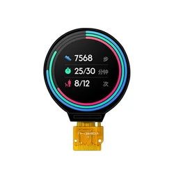 1.28 Cal wyświetlacz 240*240 ekran IPS SPI okrągły Lcd Tft dla inteligentnego zegarka