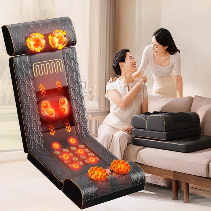

Массажер для шеи, талии, спины, массажные коврики для всего тела, многофункциональная массажная подушка, домашнее кресло, электрический массажный матрас
