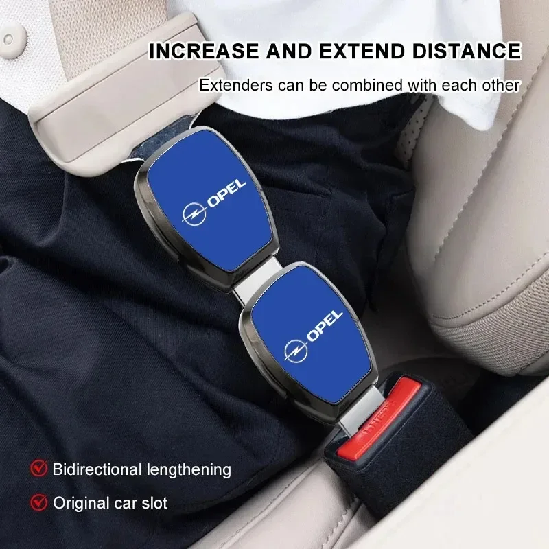 

Elegant and aesthetic extension buckle for car safety belt For Opel insignia Astra H G J Meriva Zafira B Corsa