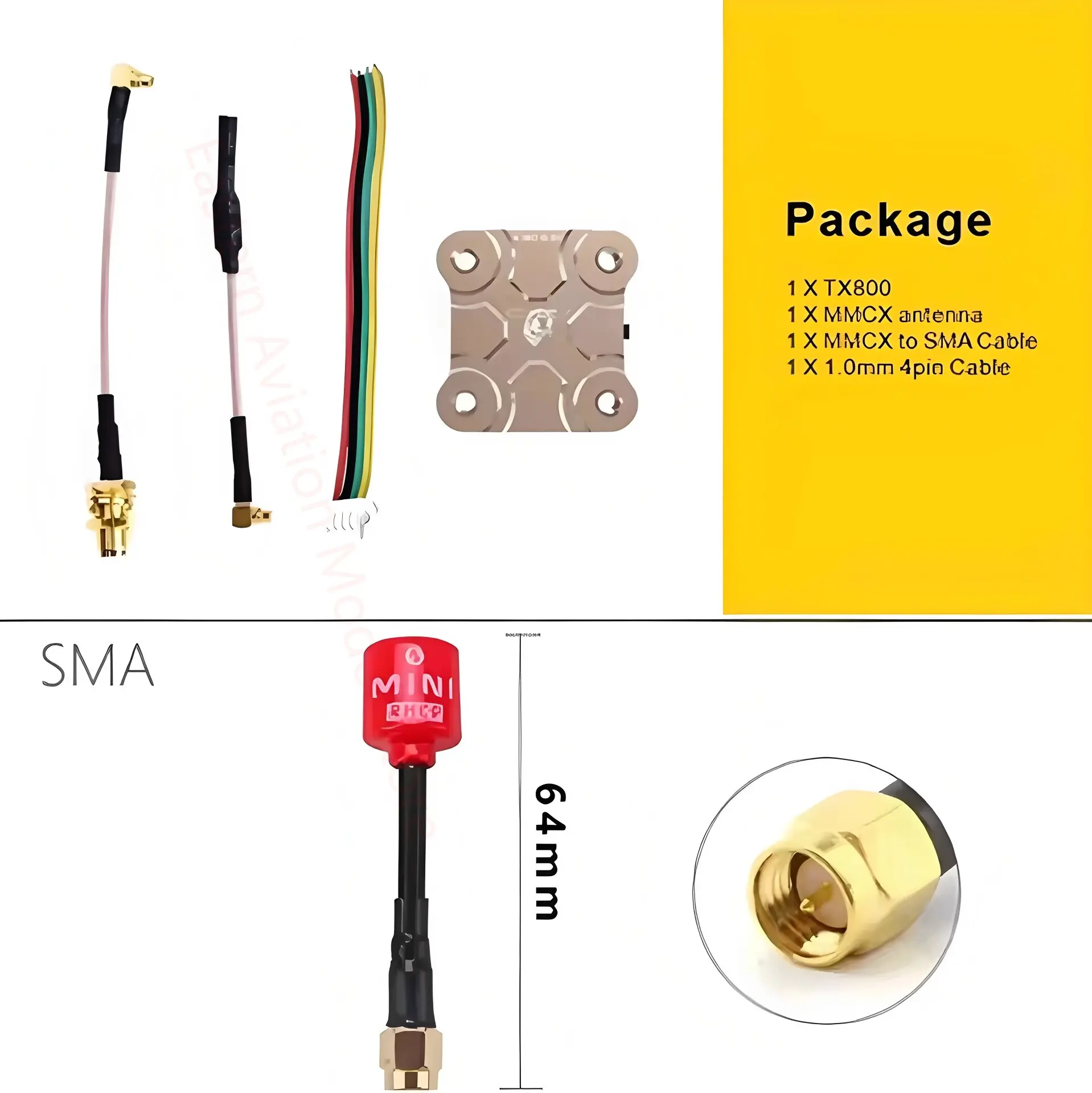 

SpeedyBee TX800 VTX 5.8G 48CH PitMode 25mW/200mW/400mW/800mW Output Long Range Transmitter Tramp Support For RC FPV Racing Drone