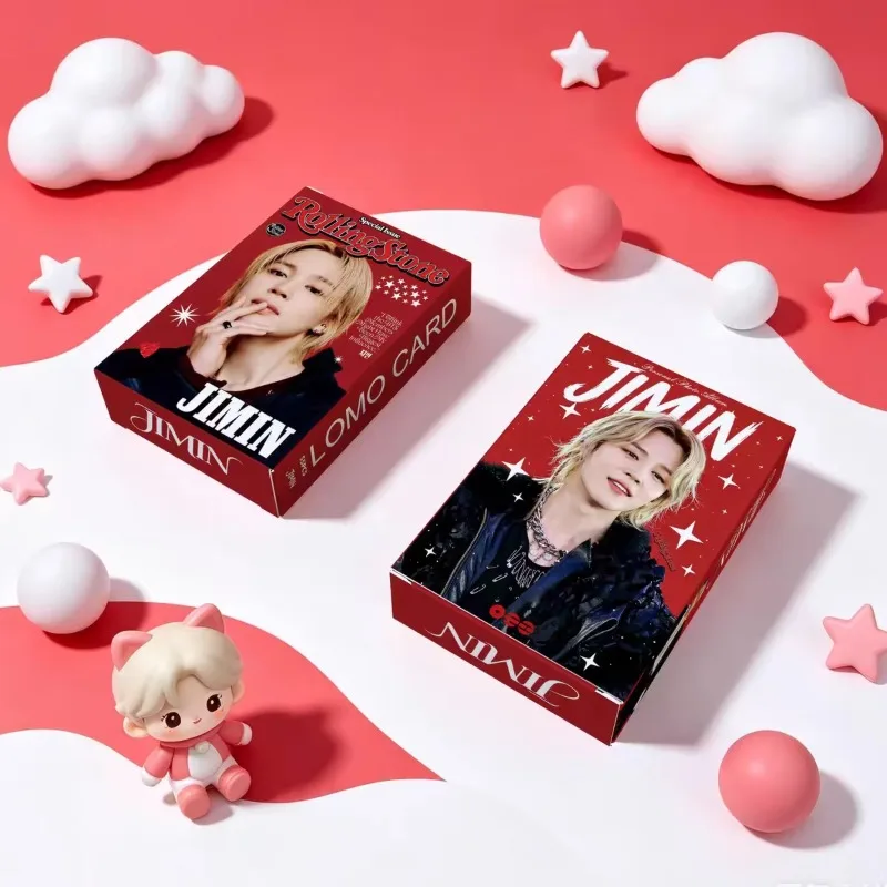Kpop Idol V Postcards Pack Double Sided HD Photocards Jimin Jungkook Photocard Set Idol Photo Cards Fans Collect Gift Box - view 5