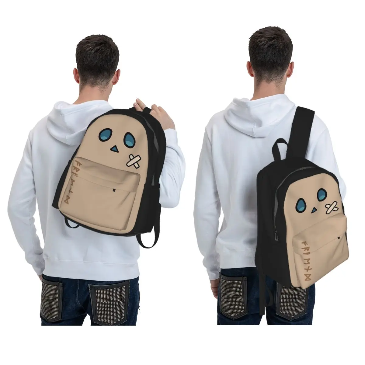 Hololive Production Fictitious Virtual Youtuber Vtuber Nanashi Mumei Mascot Backpack BookBag School Bag Shoulder Bags  Men Women