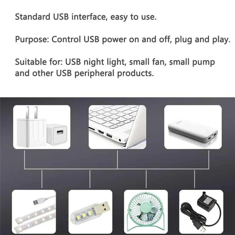 -N21R DC 5V USB Wireless Remote Control Switch Driver Power On Off For LED Light, Strip Reading Lamp, Light Fan & More