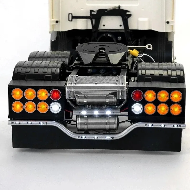 Tail Beam Light Gas Cylinder Set for Tamiya 1/14 RC Truck Sca R620 R470 Upgrade Parts